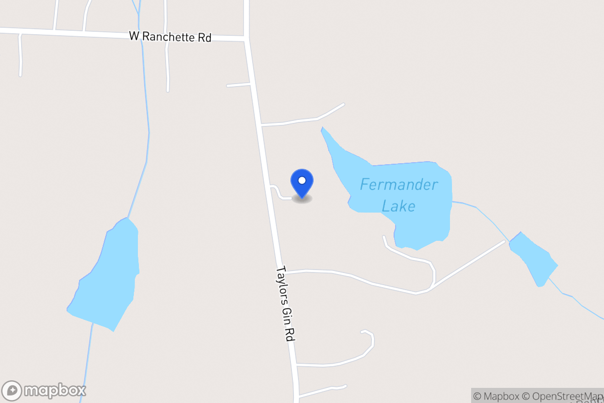 Map of 1449 Taylors Gin Rd