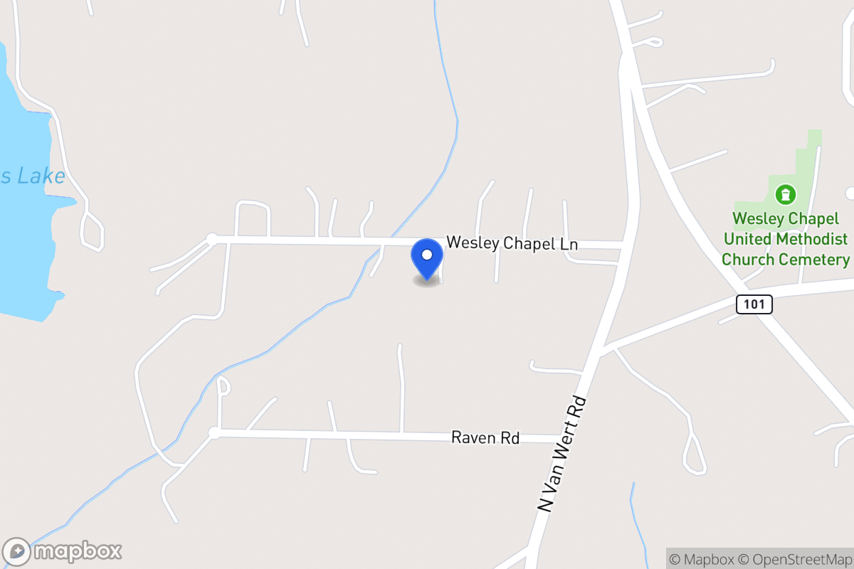 Map of 68 Wesley Chapel Ln