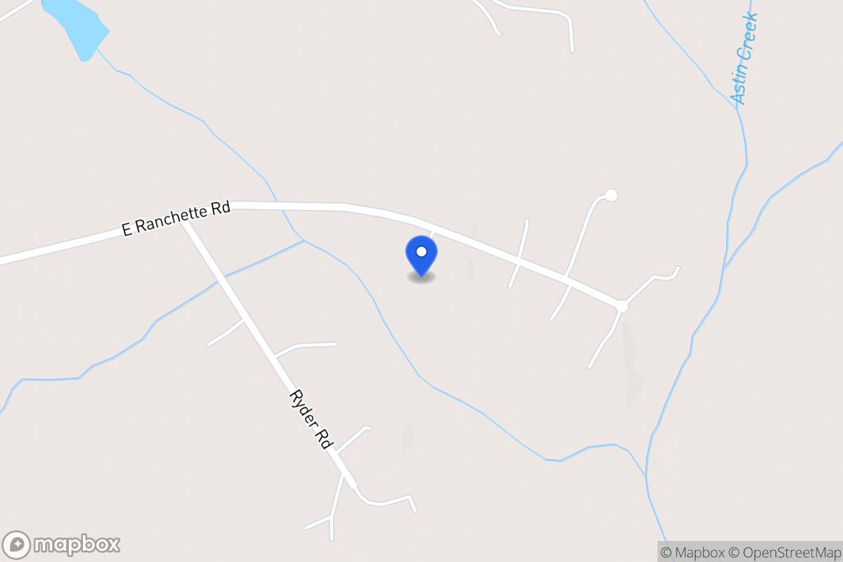 Map of 321 E Ranchette Rd