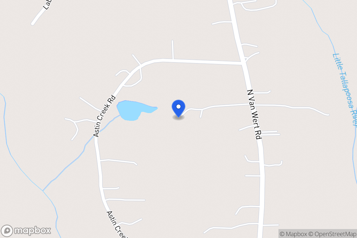 Map of 1274 N Van Wert Rd