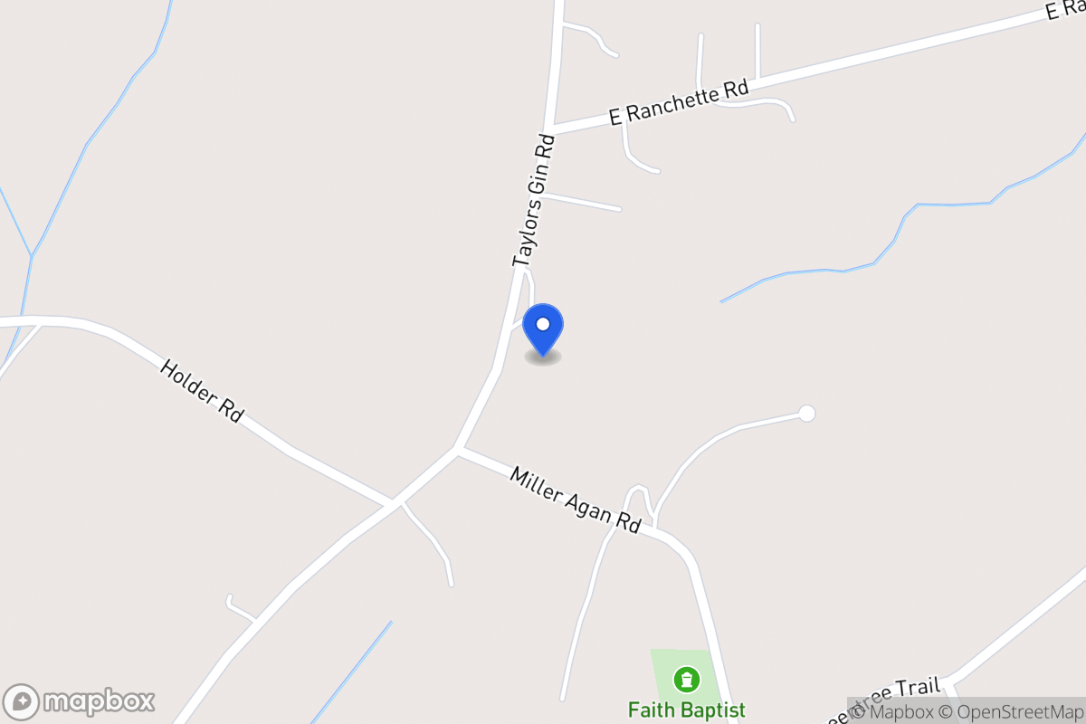 Map of 1205 Taylors Gin Rd