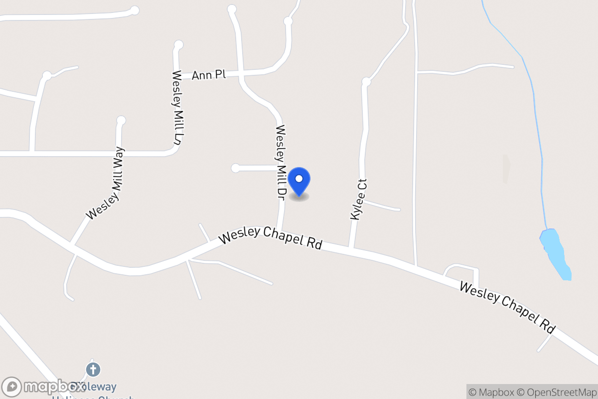 Map of 113 Wesley Mill Dr