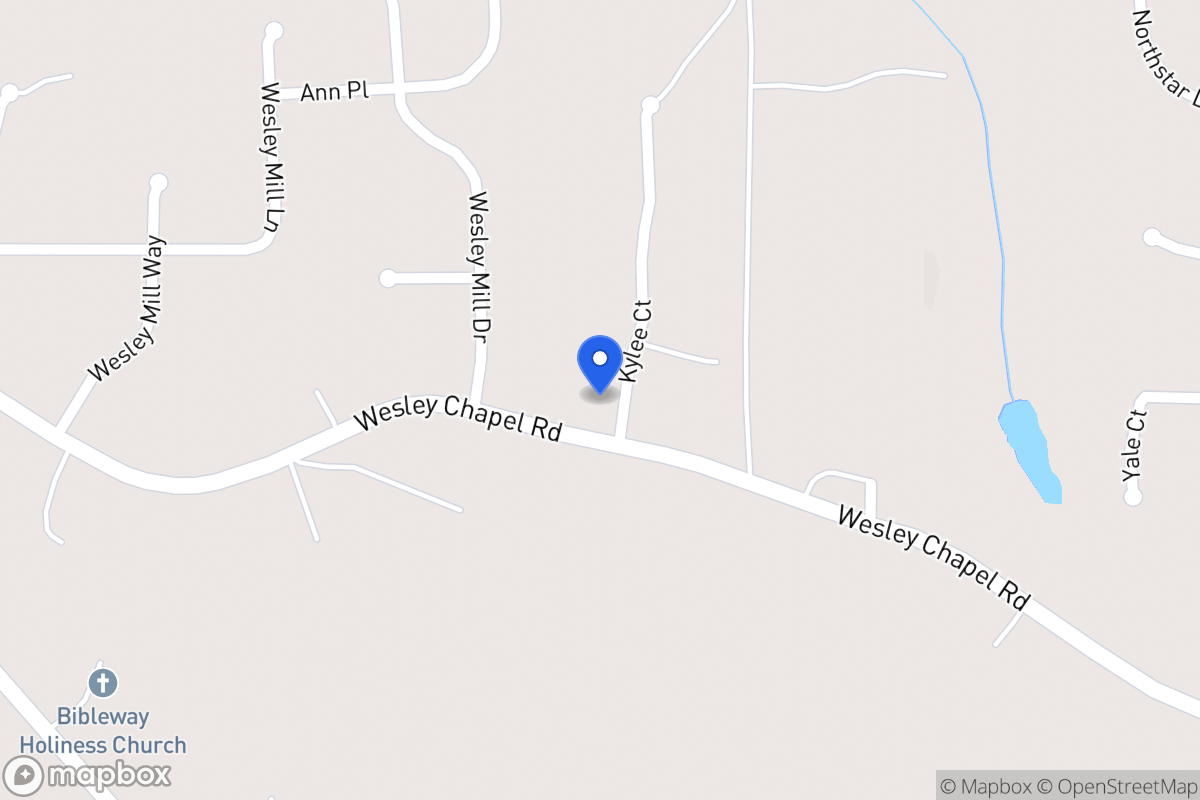 Map of 362 Wesley Chapel Rd