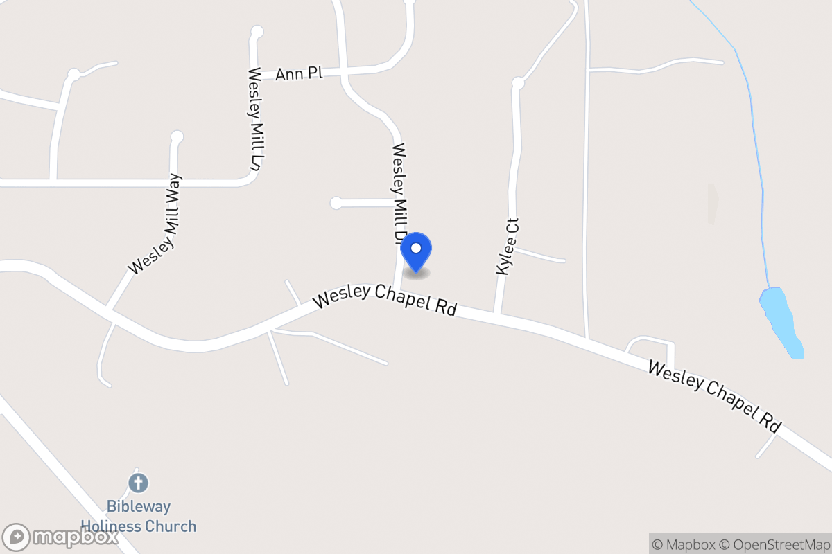 Map of 276 Wesley Chapel Rd