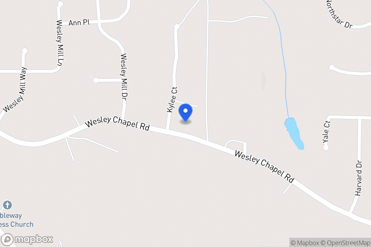 Map of 410 Wesley Chapel Rd