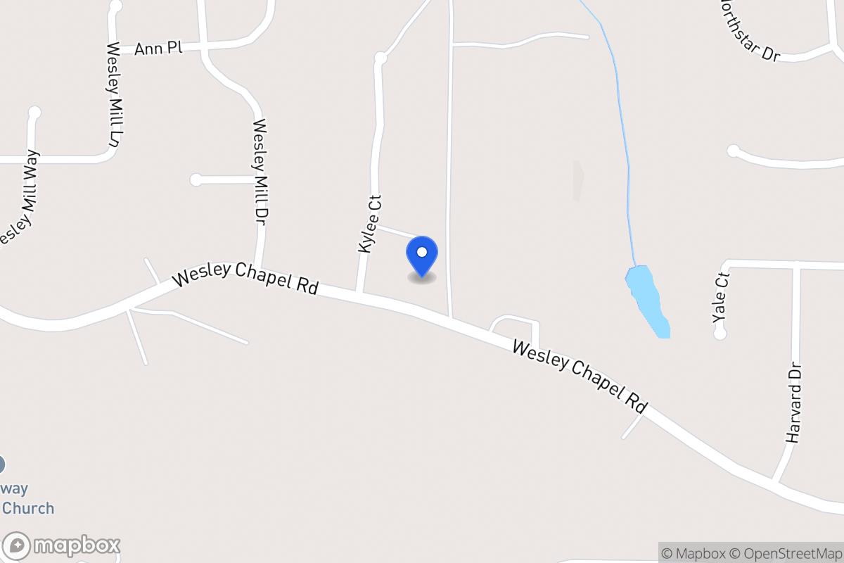 Map of 416 Wesley Chapel Rd