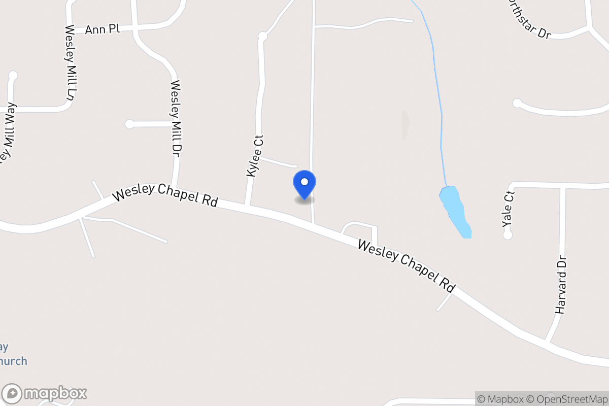 Map of 418 Wesley Chapel Rd