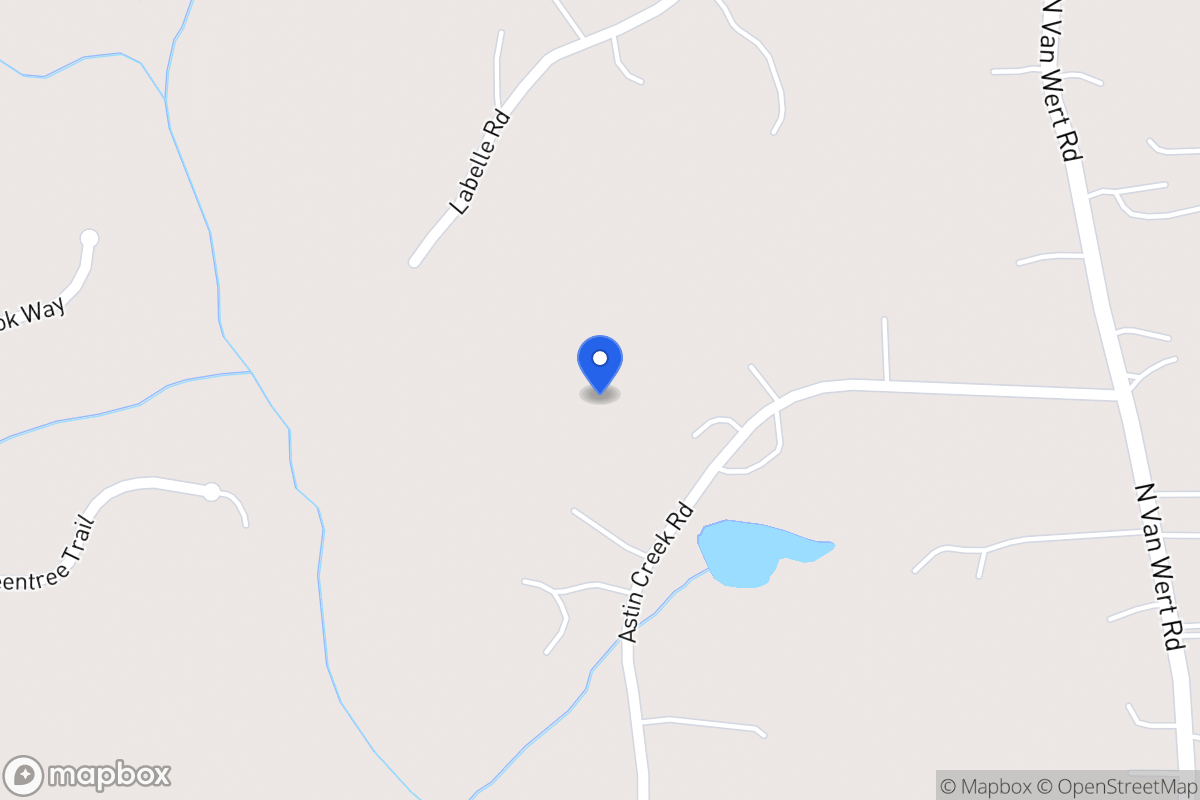 Map of Astin Creek Rd