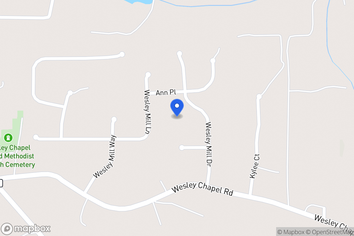 Map of 164 Wesley Mill Dr
