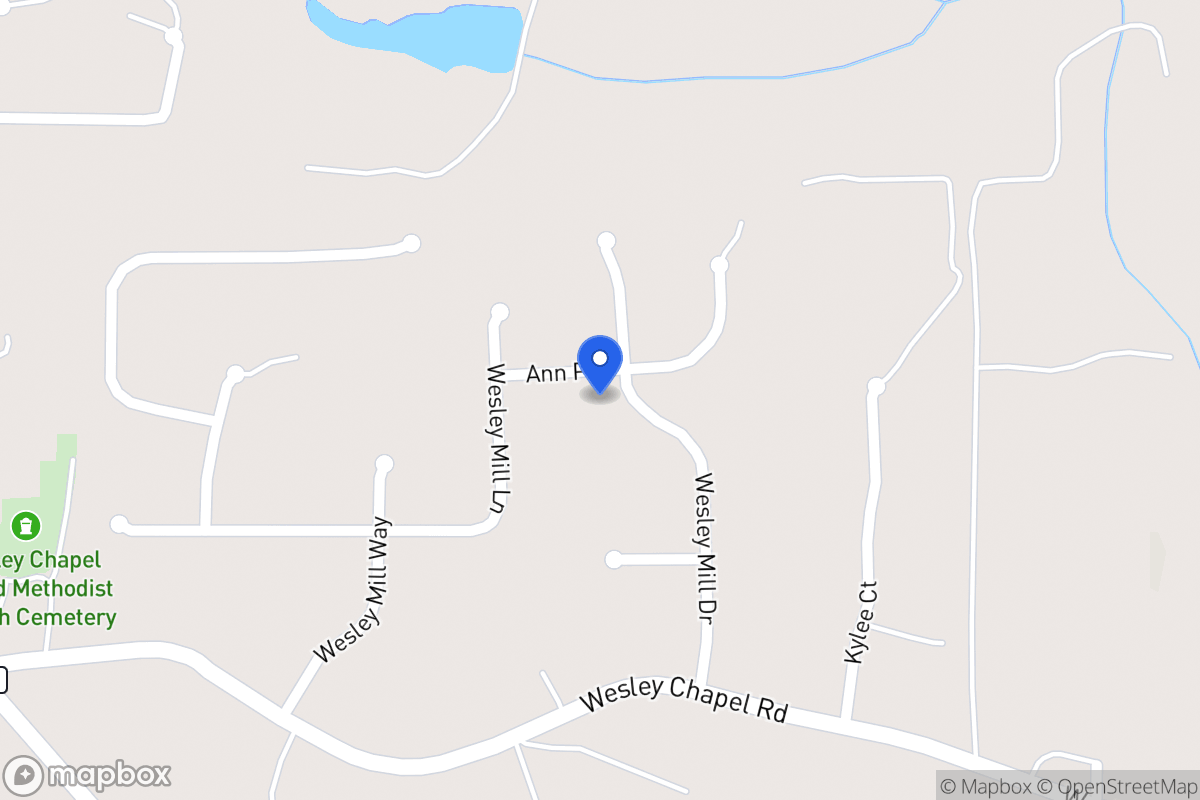 Map of 108 Wesley Mill Rdg