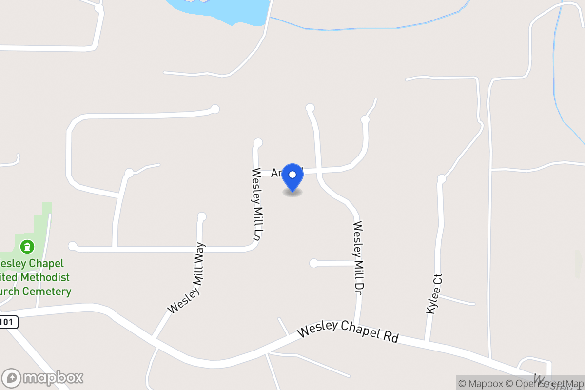Map of 112 Wesley Mill Dr