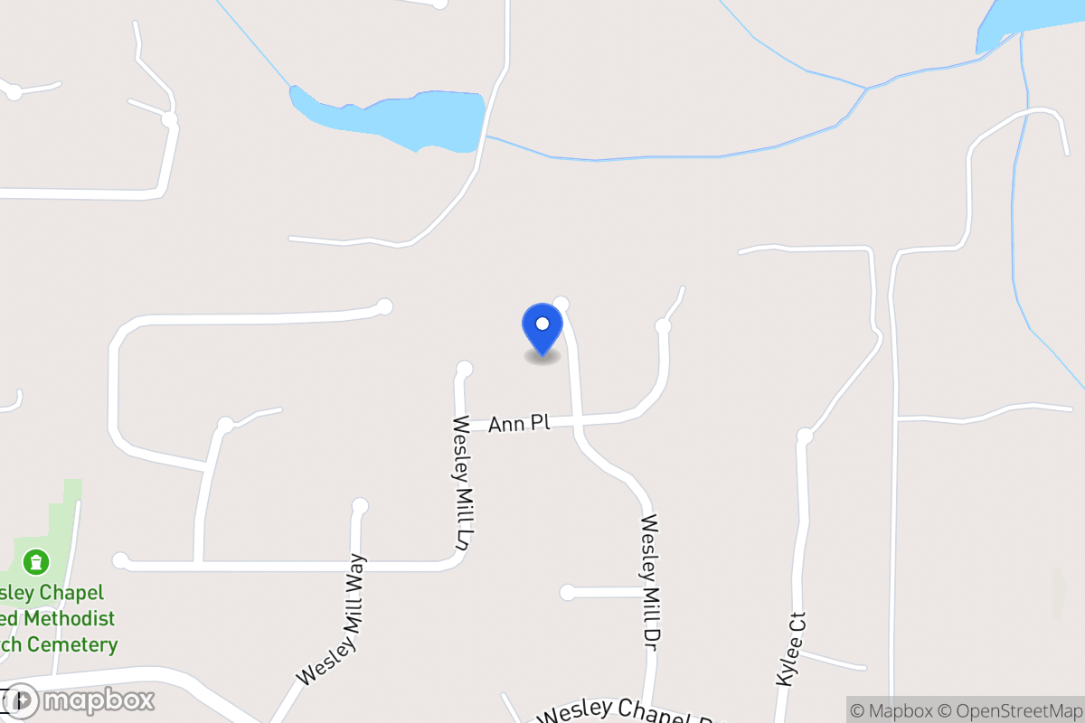 Map of 188 Wesley Mill Dr