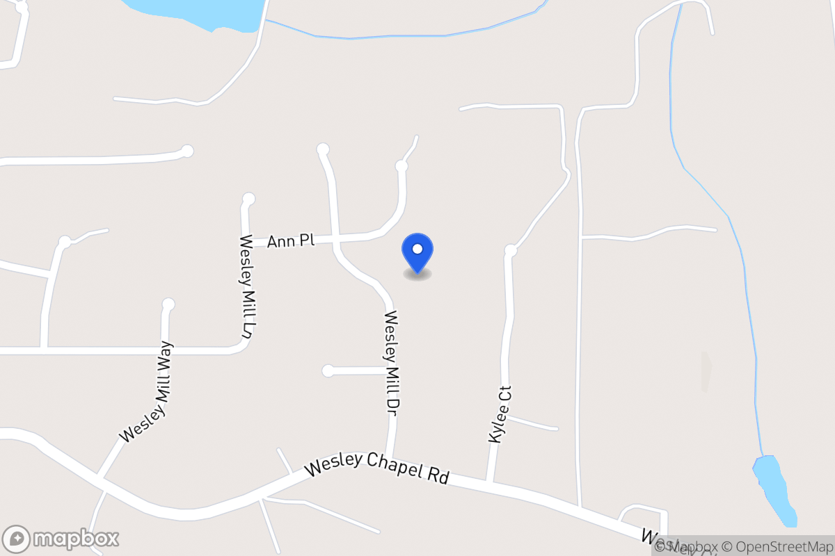 Map of 147 Wesley Mill Dr