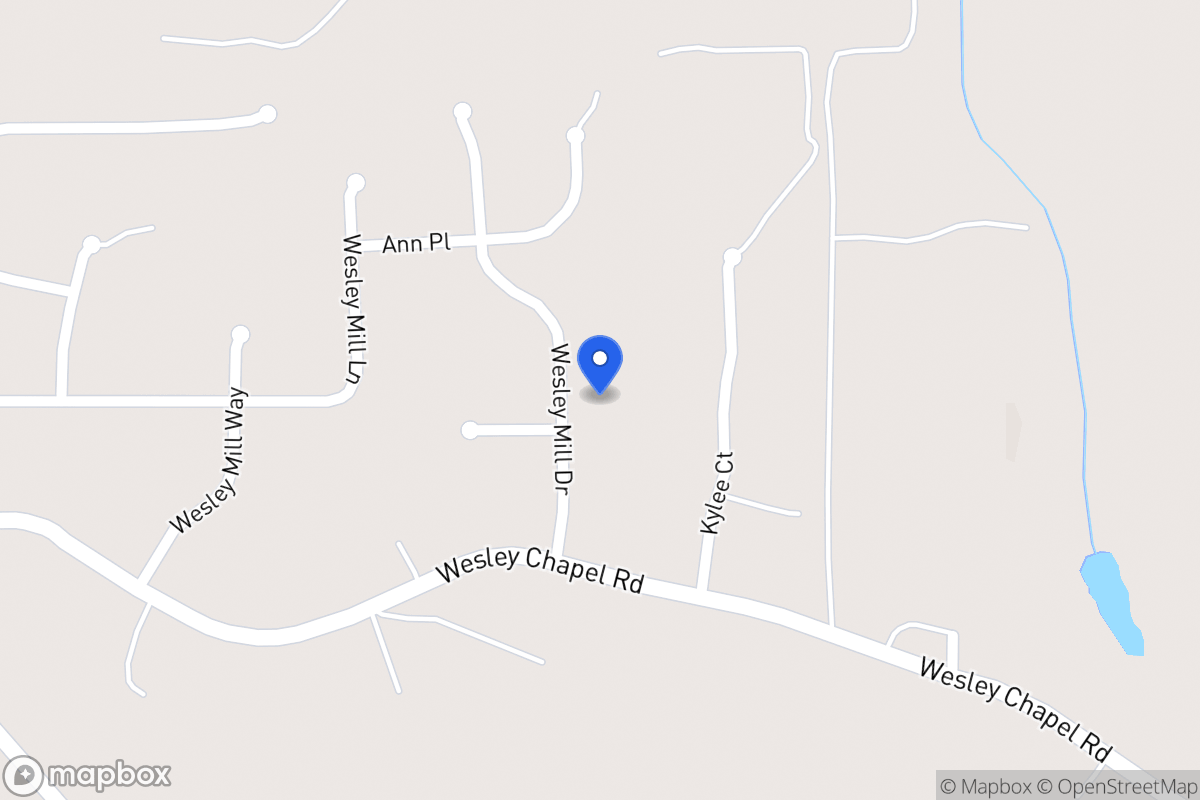 Map of 131 Wesley Mill Dr