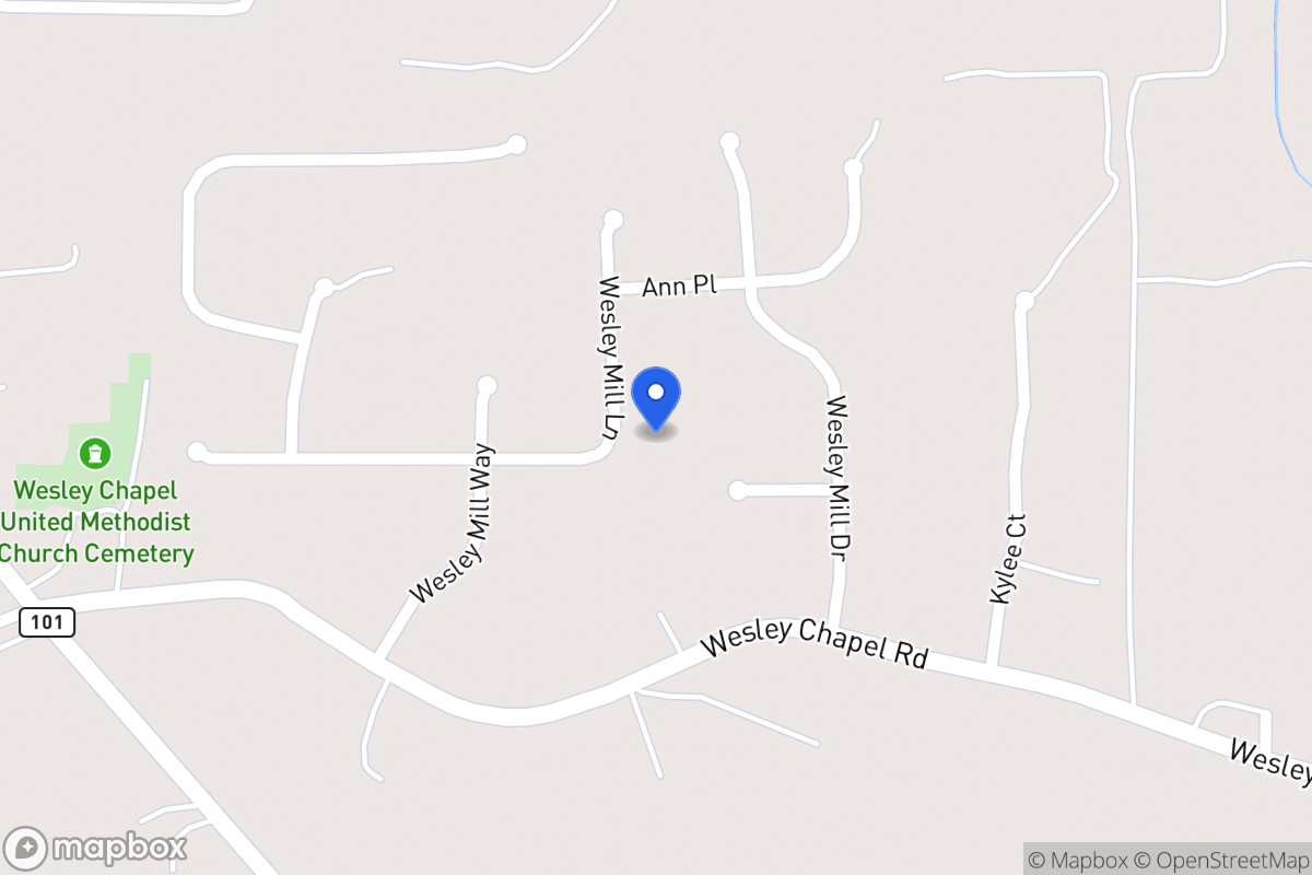 Map of 232 Wesley Mill Ln