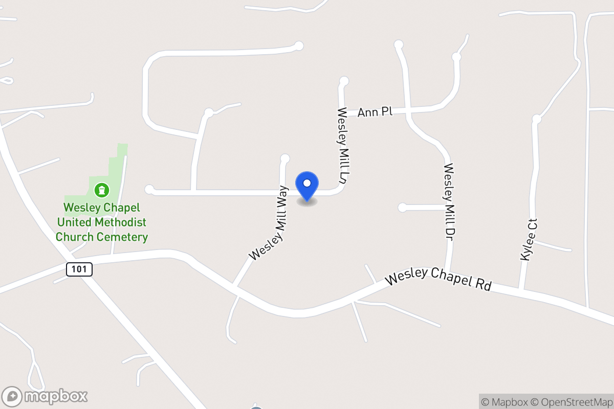 Map of 246 Wesley Mill Ln