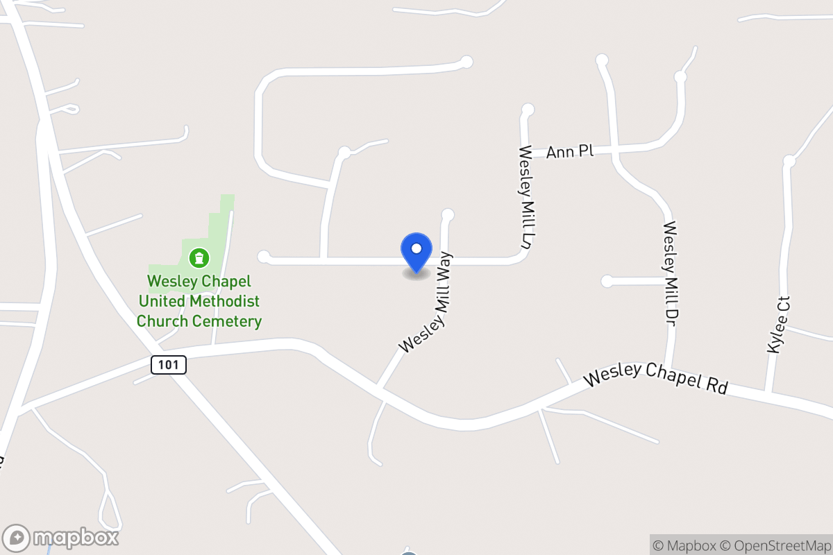 Map of 264 Wesley Mill Ln