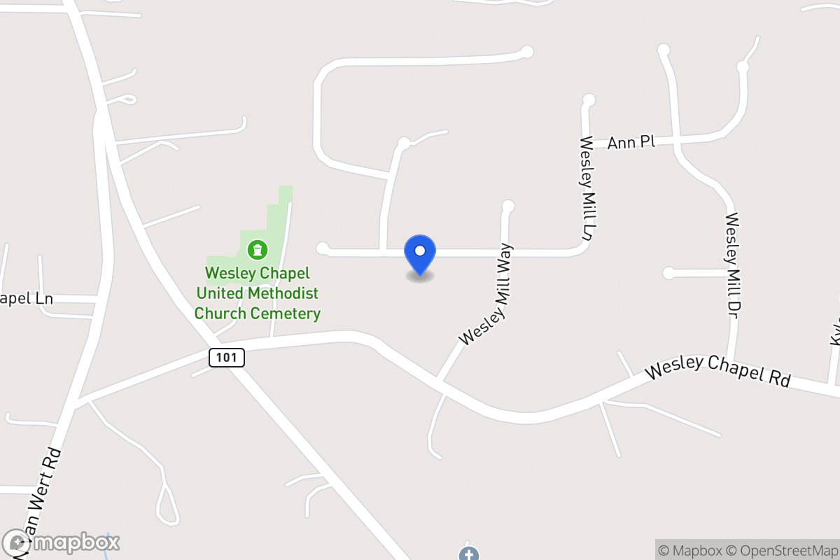 Map of 276 Wesley Mill Ln