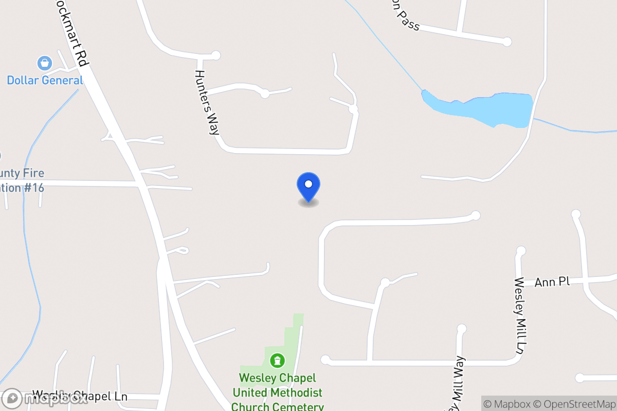 Map of 350 Wesley Mill Pl