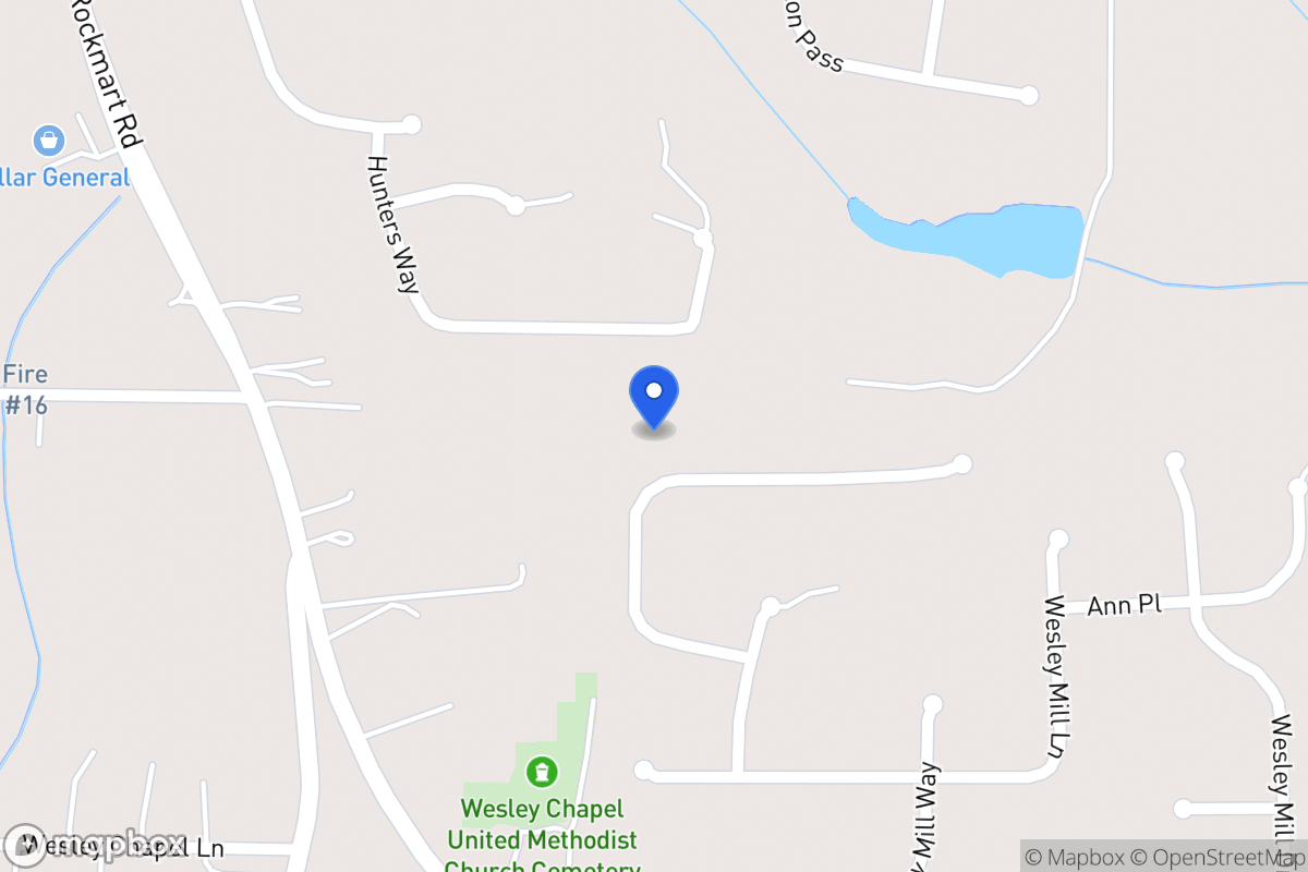 Map of 356 Wesley Mill Pl