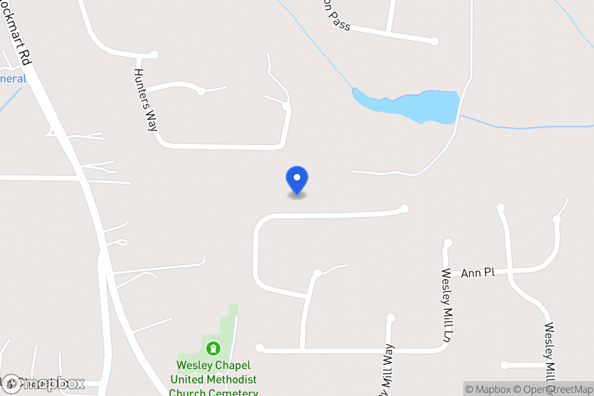 Map of 368 Wesley Mill Pl