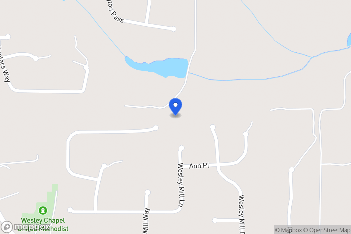 Map of 416 Wesley Mill Pl