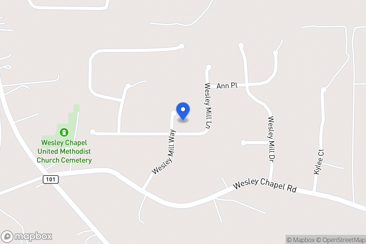 Map of 247 Wesley Mill Ln