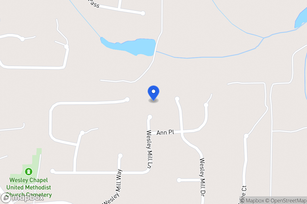 Map of 205 Wesley Mill Ln