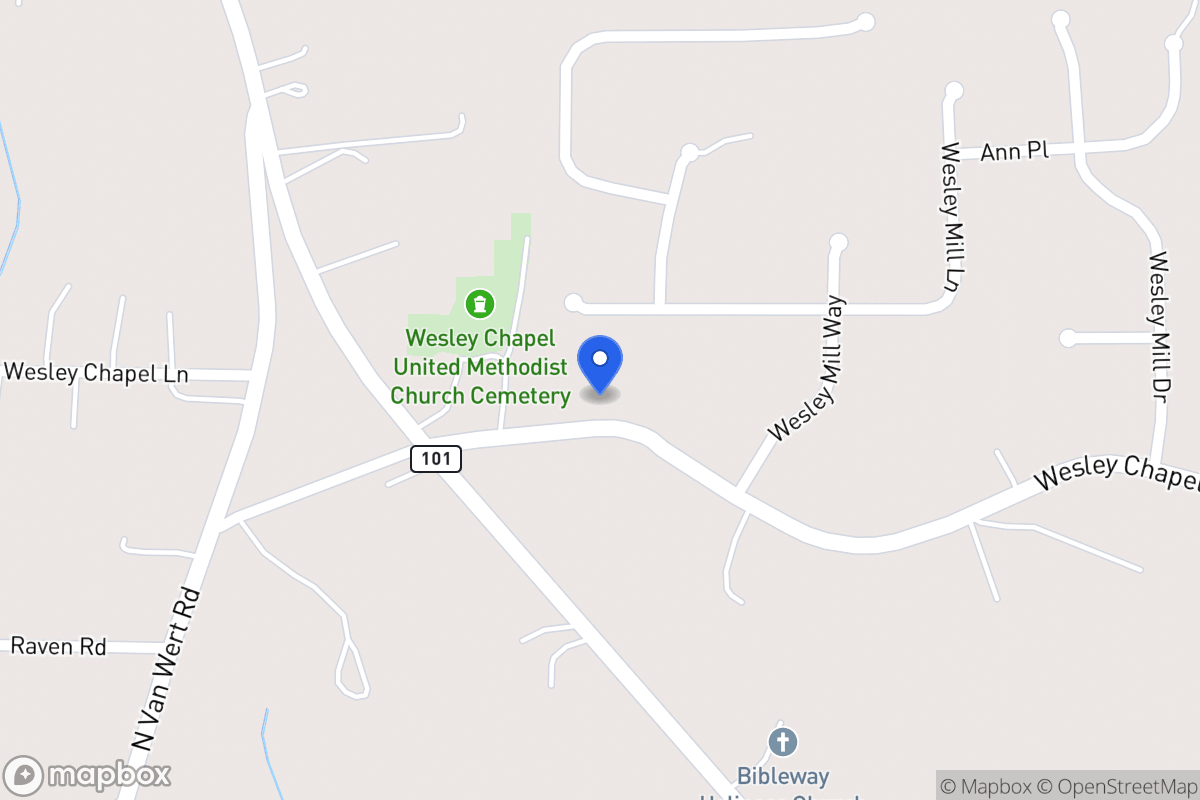Map of 148 Wesley Chapel Rd
