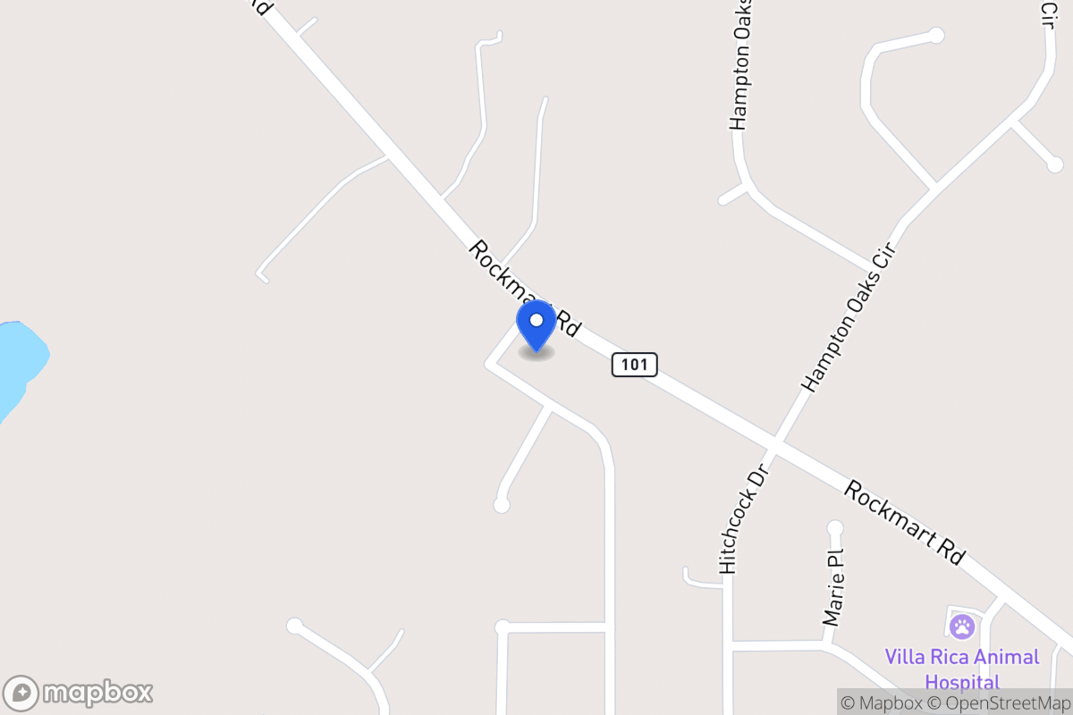 Map of Hickory Pointe Way
