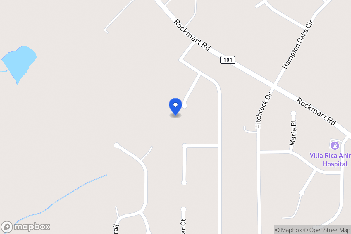 Map of 317 Hickory Pointe Ct