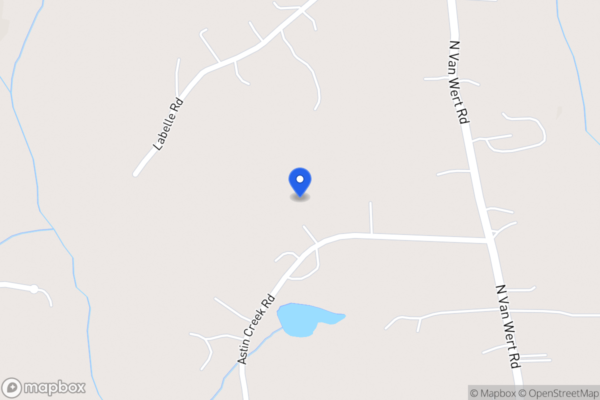 Map of 418 Astin Creek Rd