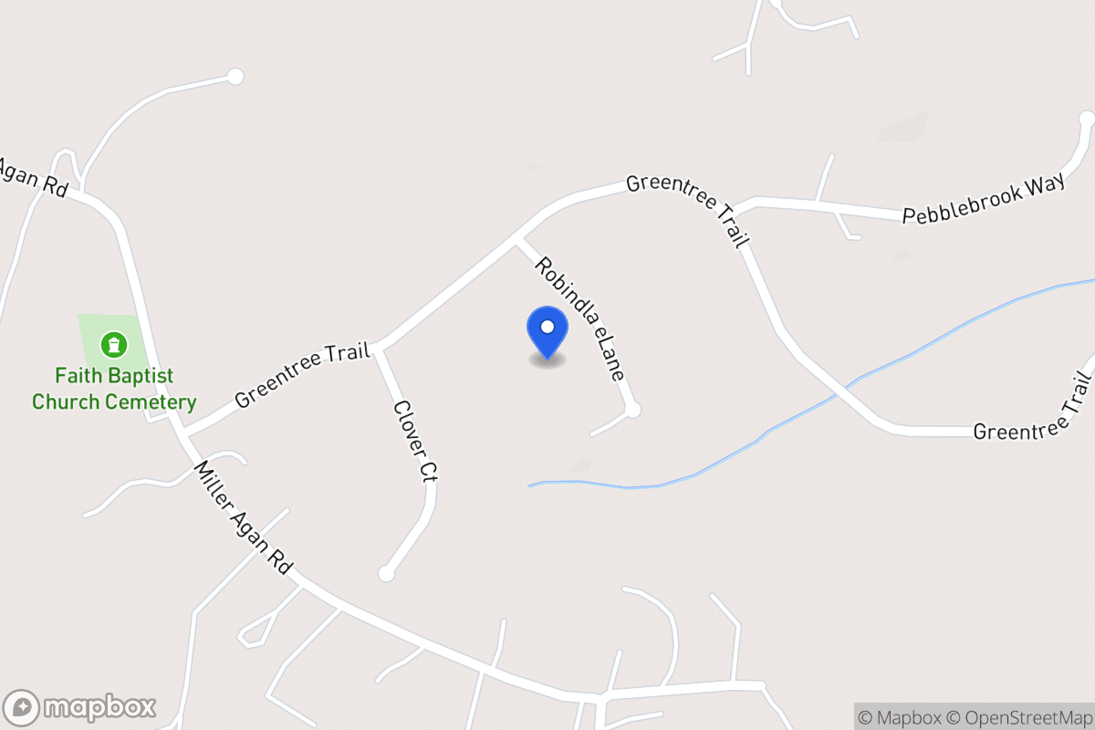 Map of 119 Robindale Ln