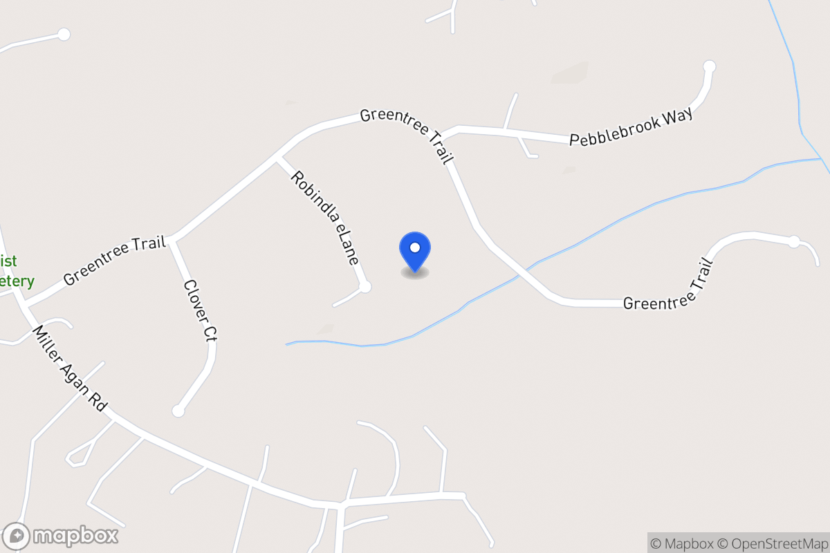 Map of 136 Robindale Ln