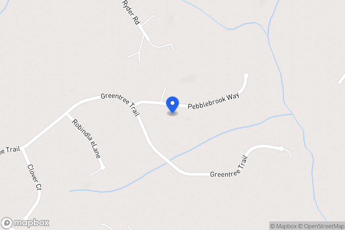 Map of 127 Pebblebrook Way