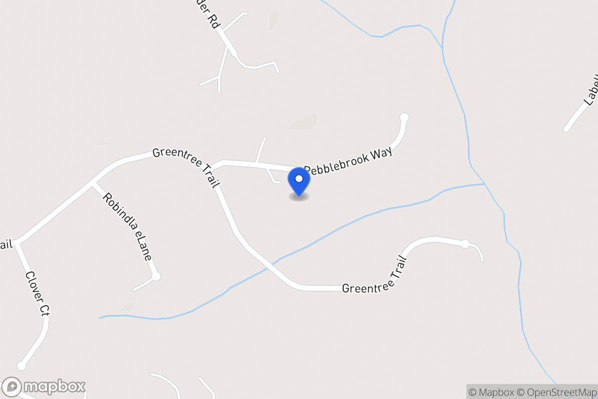 Map of 133 Pebblebrook Way