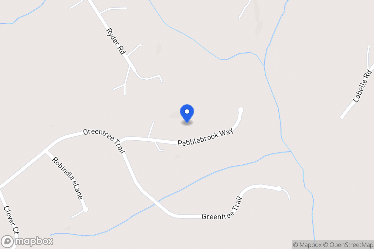 Map of 142 Pebblebrook Way