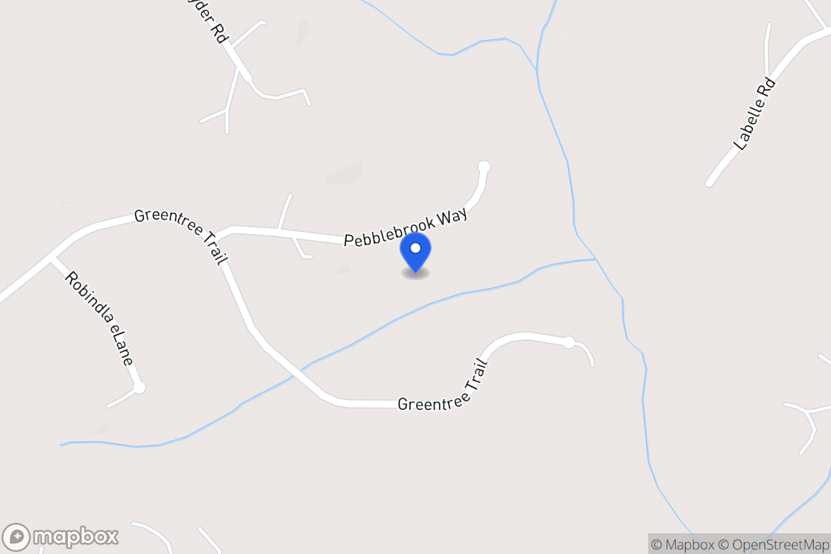 Map of 151 Pebblebrook Way