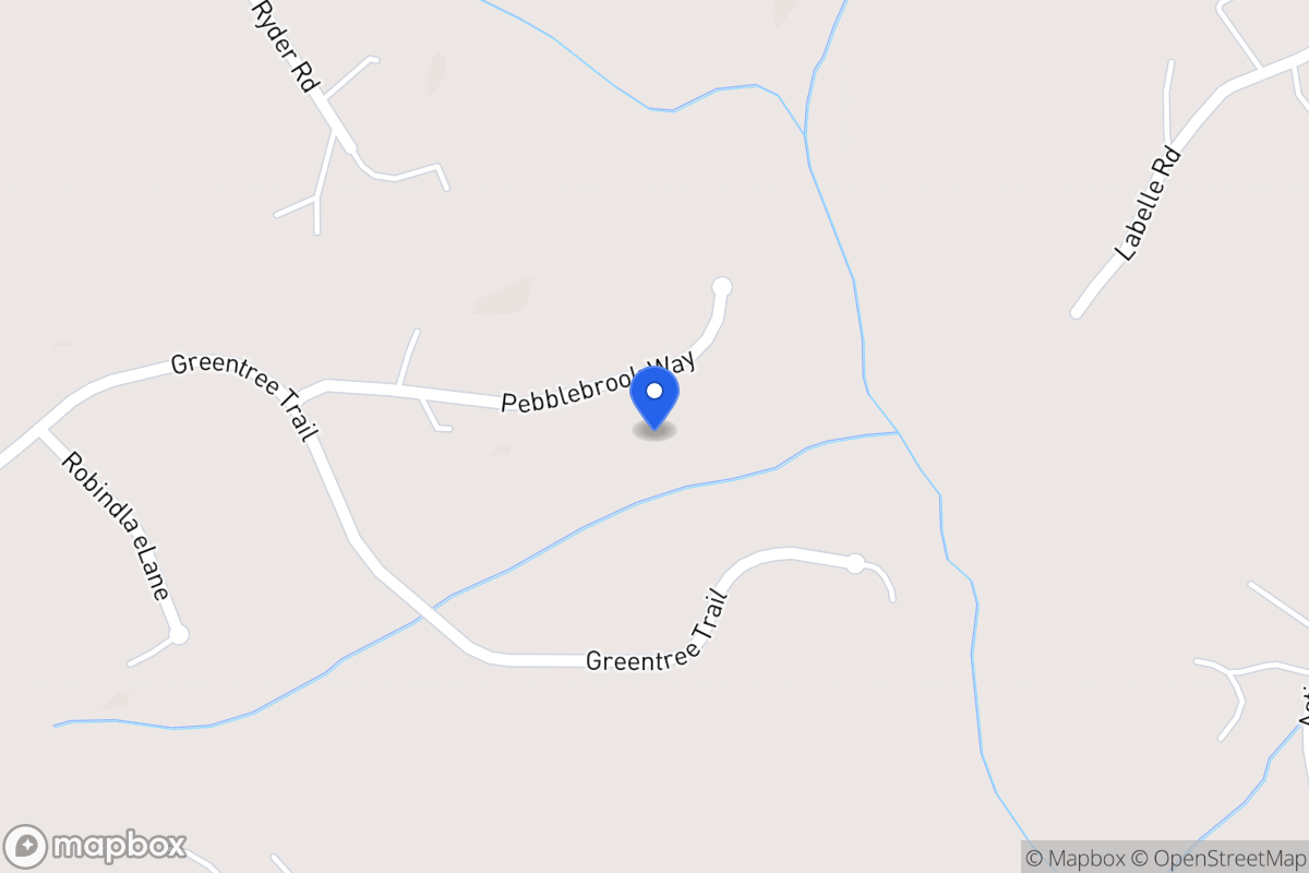 Map of 157 Pebblebrook Way
