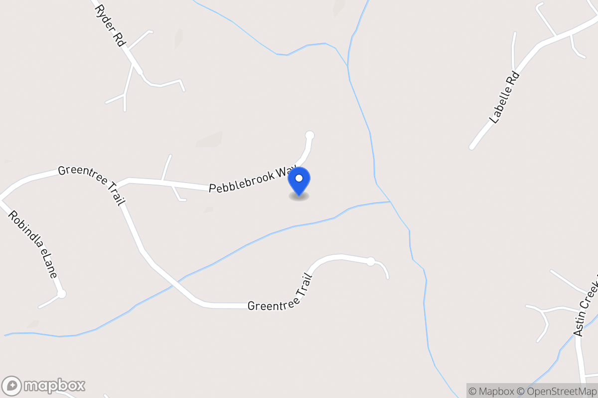 Map of 163 Pebblebrook Way