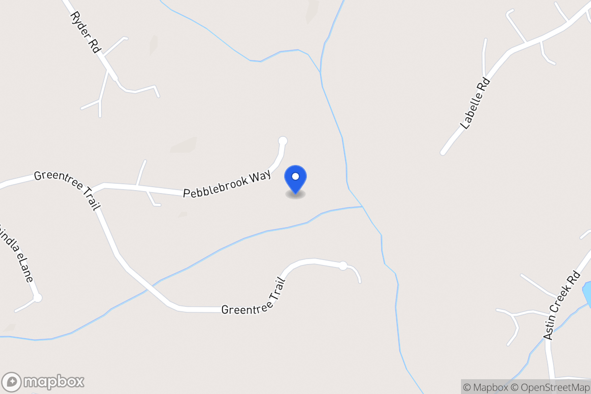 Map of 169 Pebblebrook Way
