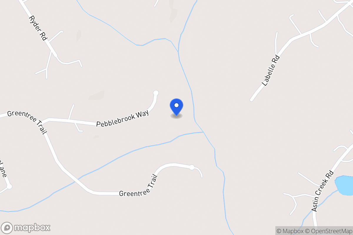 Map of 175 Pebblebrook Way