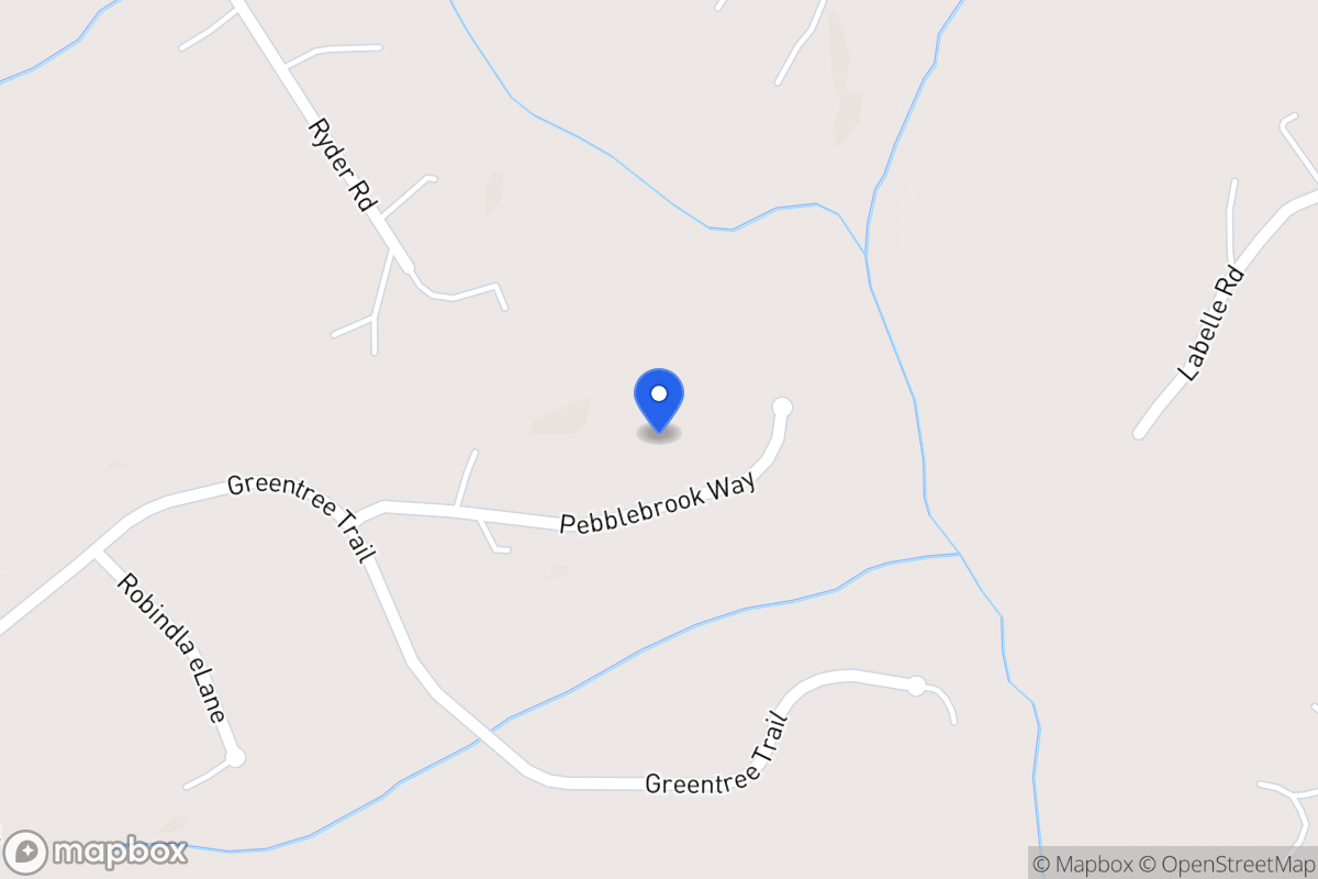 Map of 154 Pebblebrook Way
