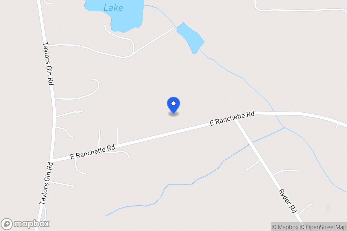Map of 150 E Ranchette Rd