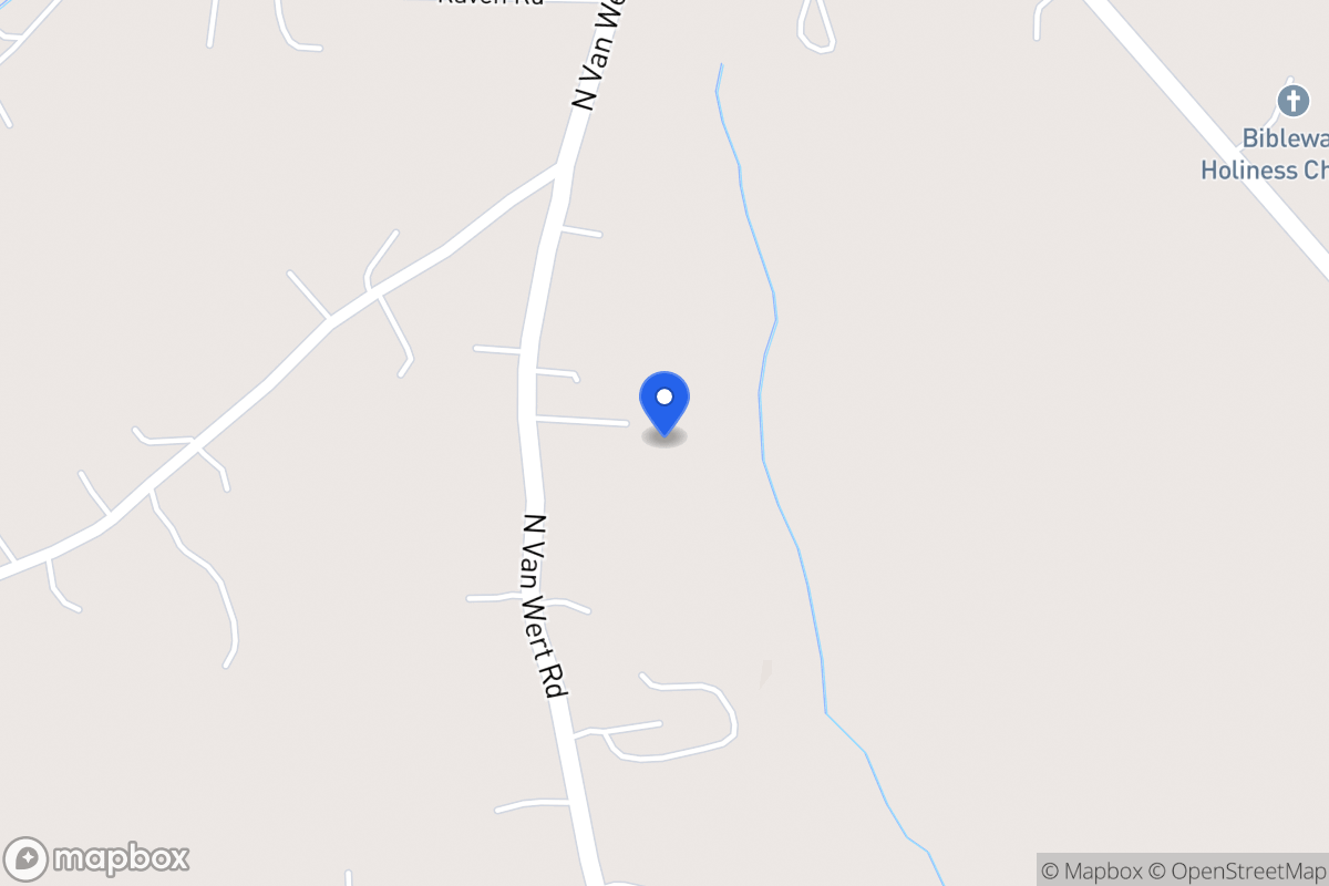 Map of 1487 N Van Wert Rd