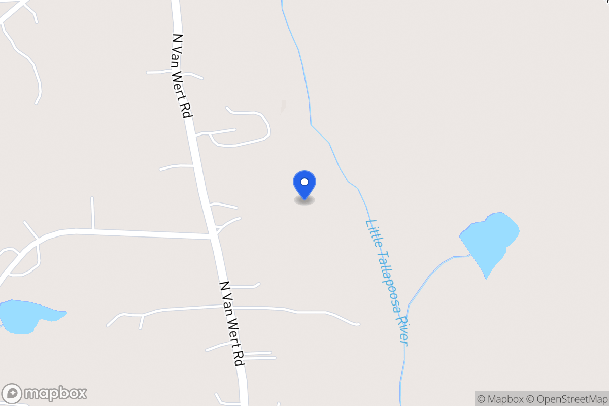 Map of 1329 N Van Wert Rd