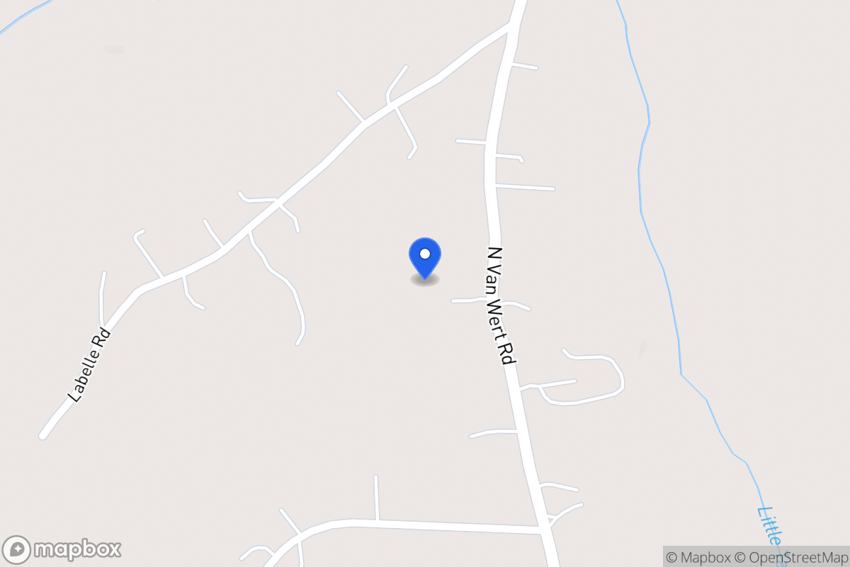 Map of 1451 N Van Wert Rd