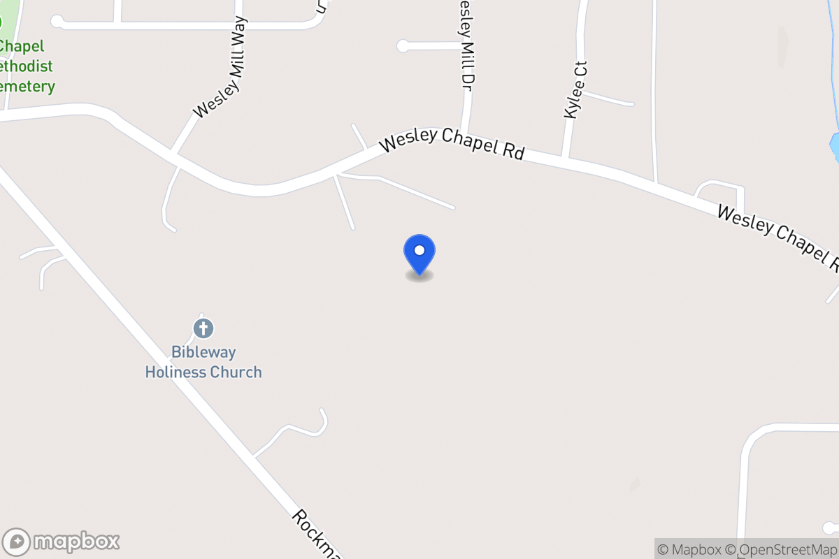 Map of 245 Wesley Chapel Rd