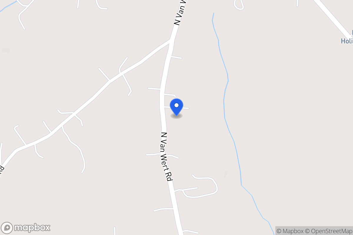 Map of 1485 N Van Wert Rd