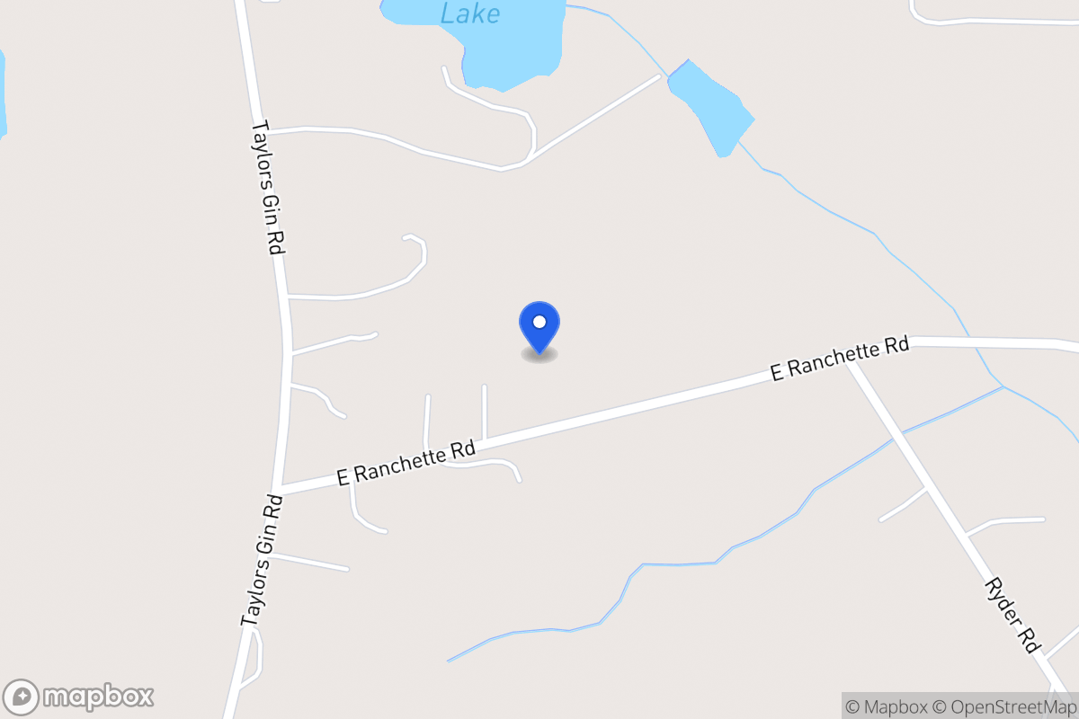 Map of 110 E Ranchette Rd